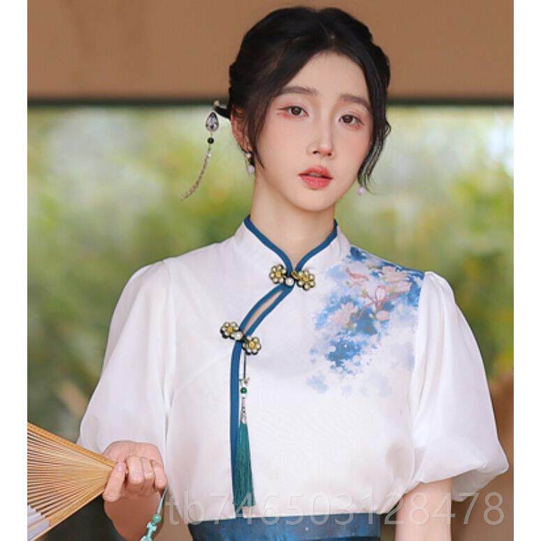 高档夏学花生班服风印小学生舞蹈演出服复古中学生国季新中式校服