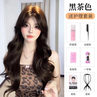 高档假发全套女自然彷真发全真发长人卷发大头波假浪发
