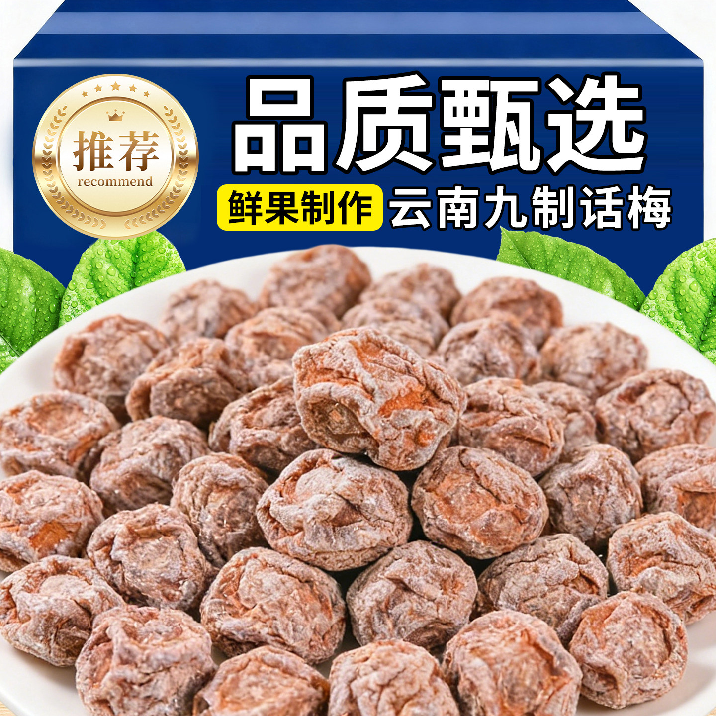 九制话梅果脯果干蜜饯梅子干酸梅泡水酸甜梅类制品休闲解馋小零食,零食/坚果/特产,梅类制品,淘宝优惠券,粉丝福利购,淘宝优惠卷