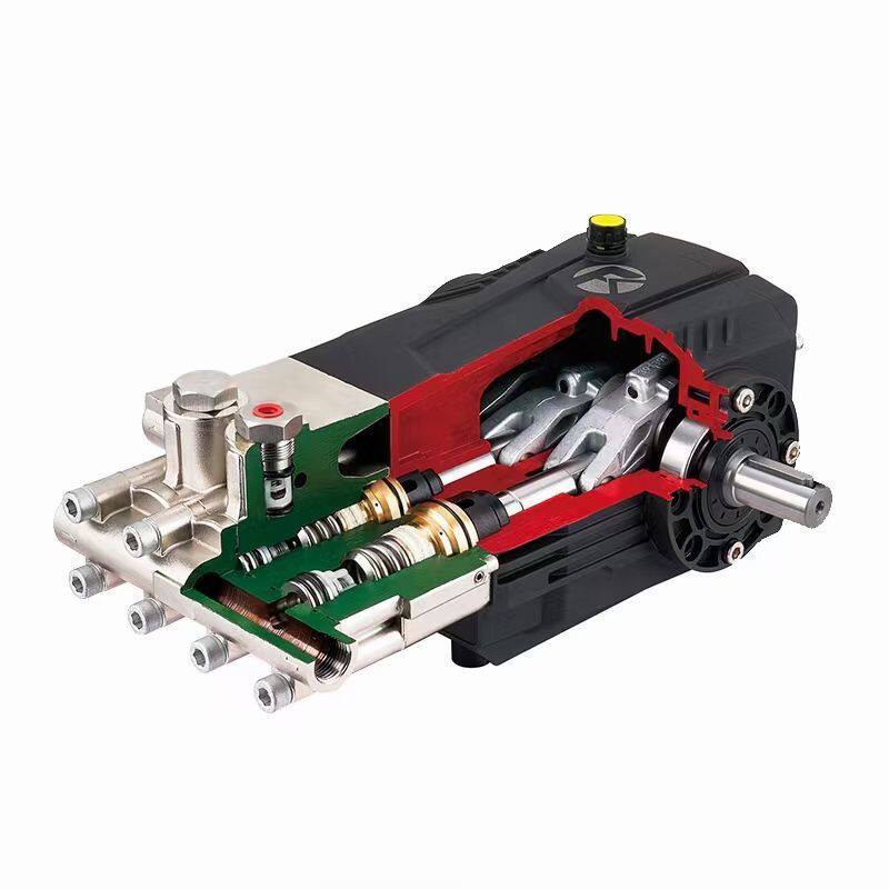 国产FK500公斤耐压超高压清洗机洗车机工业商用泵头陶瓷柱塞泵头