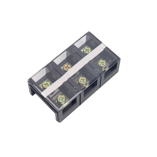 乐瑶电气TC接线端子 TC6004胶木铜 接线排 固定式端子 导轨端子