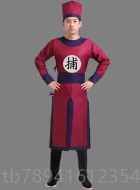 高档官少年衙役服装古装明朝御前侍卫衙官差兵武松捕快儿表门演出