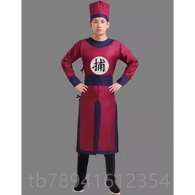 高档官少年衙役服装古装明朝御前侍卫衙官差兵武松捕快儿表门演出
