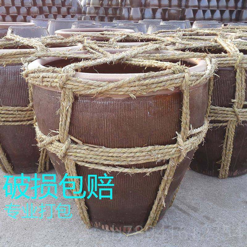 高档容150斤量缸陶瓷水缸 粗陶花缸鱼缸 腌菜荷发酵陶红釉老式水,厨房/烹饪用具,米桶/米缸,淘宝优惠券,粉丝福利购,淘宝优惠卷