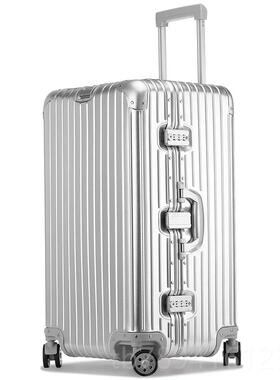 高档ISIE全铝3镁合金行李箱H男3N0寸拉杆箱万向轮女2超大容量旅行