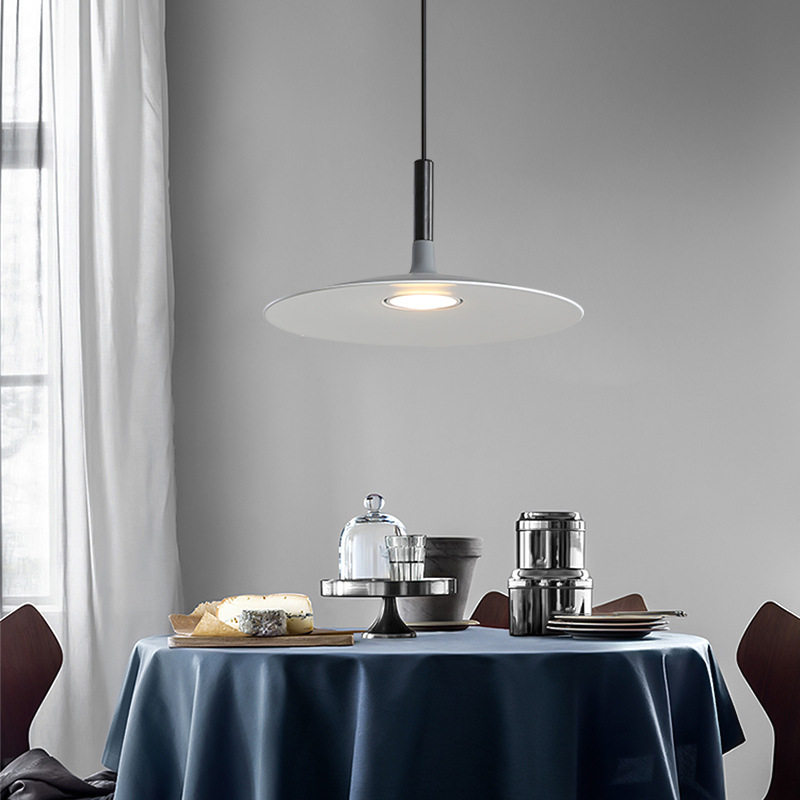 北欧餐厅吊灯简约现代圆形创意飞碟饭桌卡座吧台氛围吊线灯设计师,电子元器件市场,电线扎带/束线带,淘宝优惠券,粉丝福利购,淘宝优惠卷