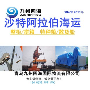 青岛 天津到 沙特 吉达JEDDAH 海运 整柜 特种箱 散货船