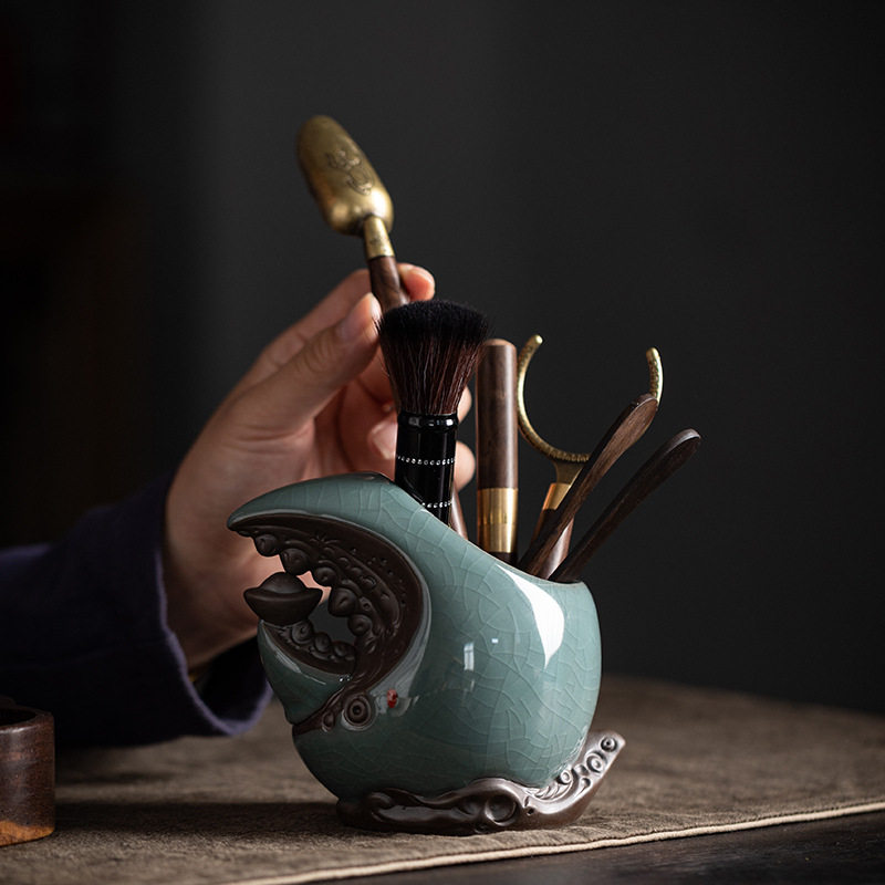 【有钳】哥窑茶道六君子套装功夫泡茶工具茶具配件茶刀茶夹茶针,电子元器件市场,电线扎带/束线带,淘宝优惠券,粉丝福利购,淘宝优惠卷