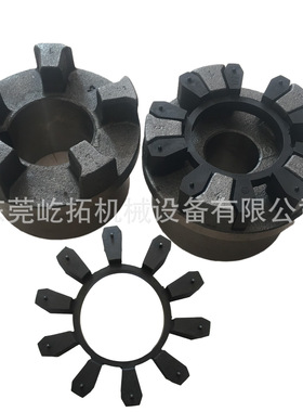 风机弹性联轴器BIPEX联轴器BWN162/182联轴器10角胶垫圈