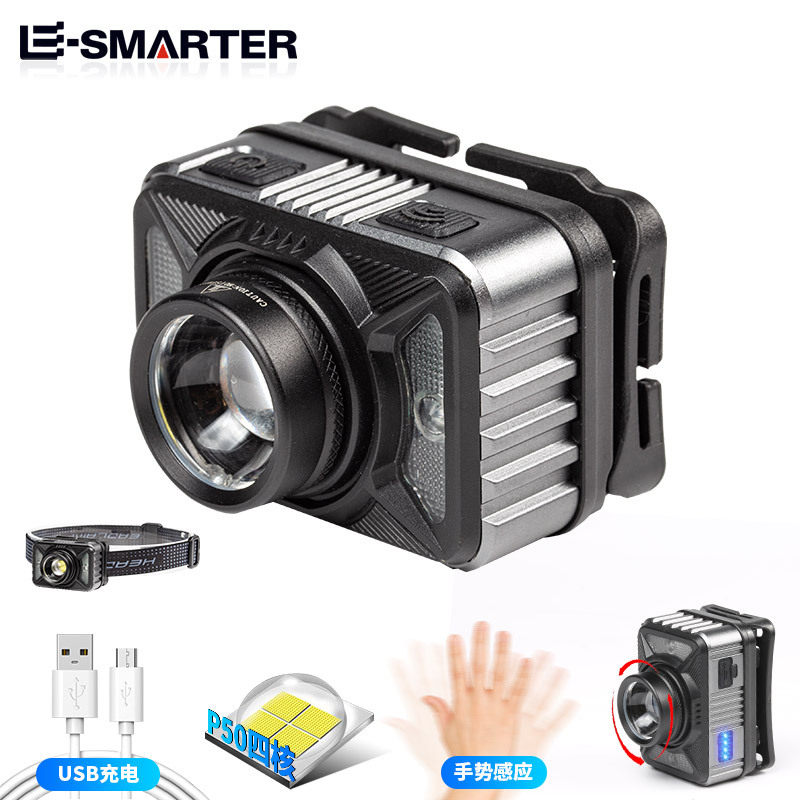 LED迷你多功能挥手感应头灯XPG高亮灯珠红光警示户外探险钓鱼帽灯,橡塑材料及制品,其他塑料制品,淘宝优惠券,粉丝福利购,淘宝优惠卷