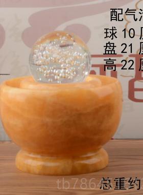 正品清福阁开业新款客现厅新年水喷泉摆件石工艺品水景家流居代风