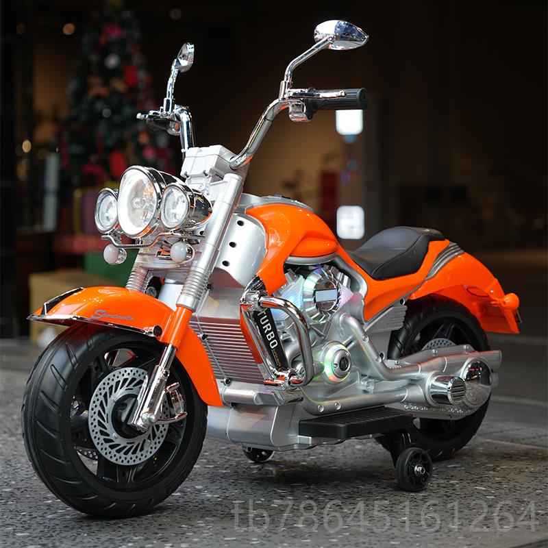 正品儿童电动车遥摩托四轮坐可人车男宝宝女小孩控玩具车双人童车