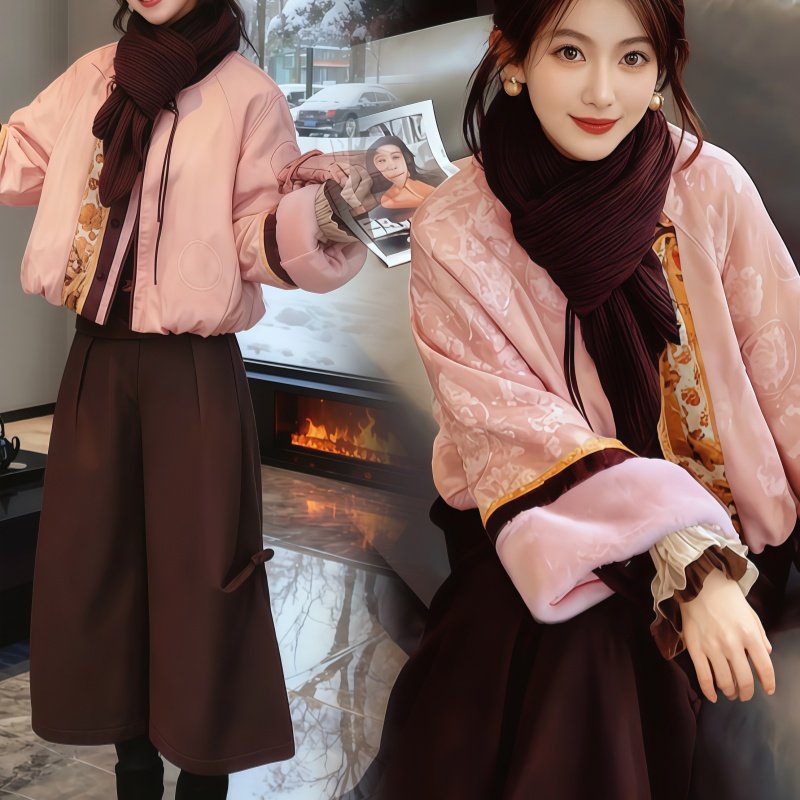 Fashion Master时尚大师国风减龄羽绒服时尚搭裤子搭保暖亲肤围巾,女装/女士精品,时尚套装,淘宝优惠券,粉丝福利购,淘宝优惠卷