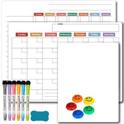 深圳磁性画板 可擦磁性写字板 weekly planner家务冰箱贴现货