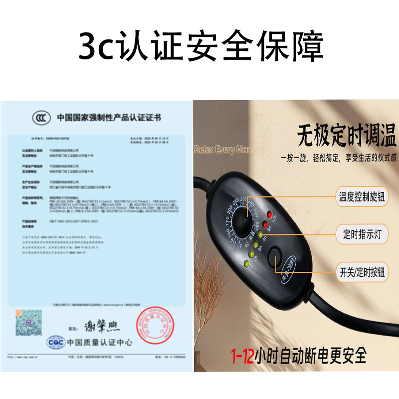 定时调温电源线控制器图片