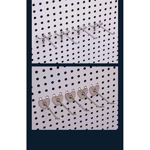 精品洞洞板置物架多孔板手机配件帽子展示架商店五金工具挂墙货架