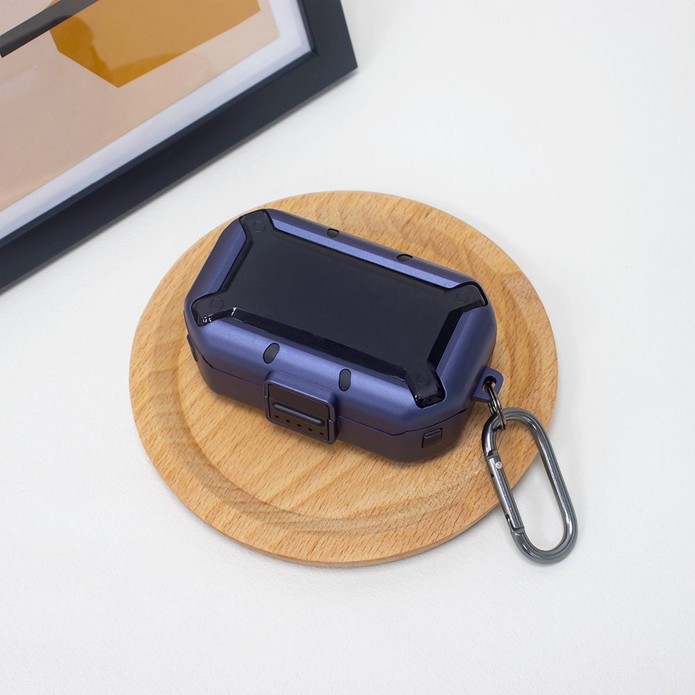 适用于Bose QuietComfort Ear buds大鲨蓝牙耳机保护套机甲防尘套大鲨一代耳机充电盒保护套防摔开关款