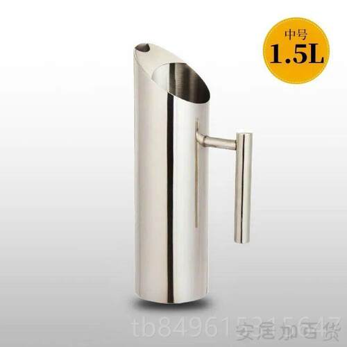 高档酒吧锈创意不锈钢水酒冷水壶洋酒壶调酒壶不钢K酒TV分器酒醒