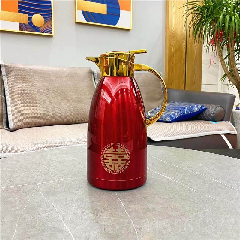 正品保温壶结水壶家用304婚不锈钢热瓶暖壶红色对保温水瓶陪嫁一,餐饮具,保温壶,淘宝优惠券,粉丝福利购,淘宝优惠卷