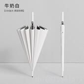 正品 雨伞柄外自动大号遮阳伞女晒防紫长线晴雨两用黑胶直防柄伞抗