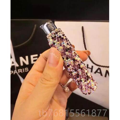 正品DY钻石携创红意网充气打火机I女式小巧便镶钻贴钻打火机女士
