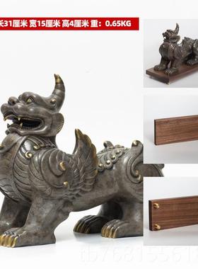 正品纯铜獬摆件豸正义神兽法律创礼品律所师办律公室公文司开业礼