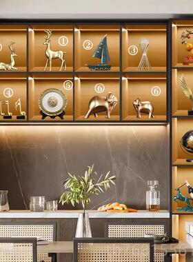 正品现代轻奢高档酒柜柜摆件创客厅办公室家居餐意边软装室内装饰