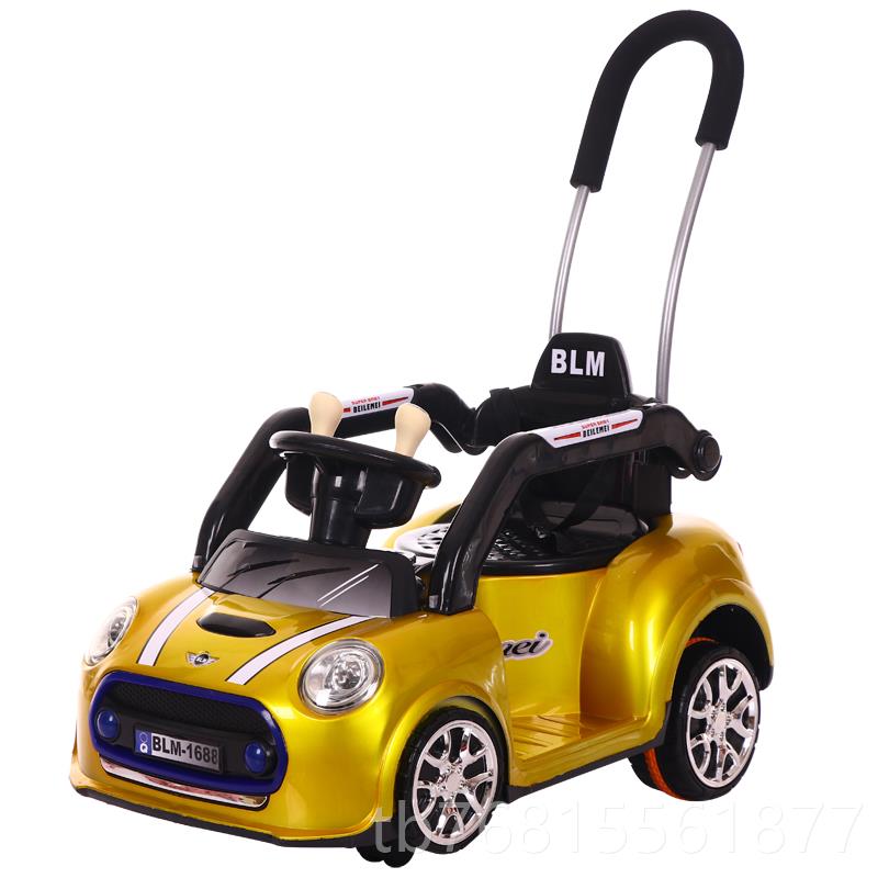 正品婴儿童电动车四轮汽带车推把宝小可坐人充电遥宝控摆手推玩具