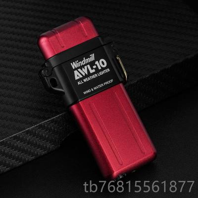 正品日本正版Wind机防mill风车气充体气打火户外高原风防水AWL-10