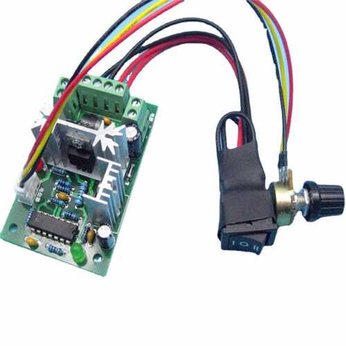 CCM2直流电机调速器 10V12V24V30V 正反转开关 PWM直流控制器120W
