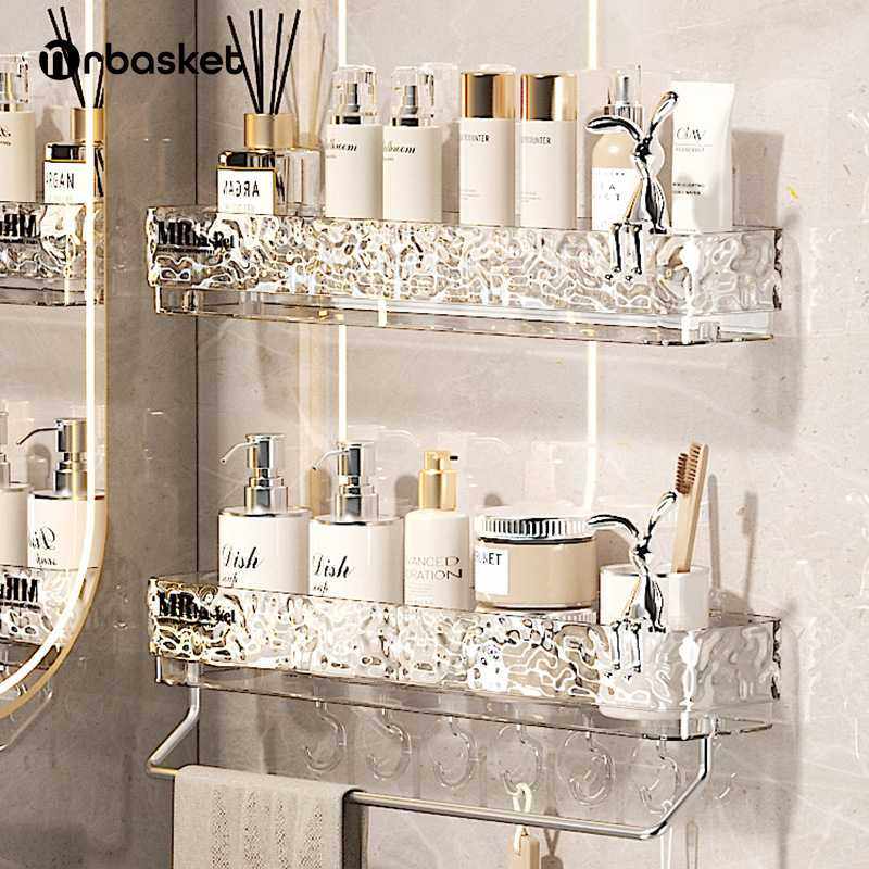 卫生间置物架免打孔洗手间墙上厕所架子家用壁挂浴室洗漱台收纳架,家庭/个人清洁工具,浴室角架/置物架,淘宝优惠券,粉丝福利购,淘宝优惠卷