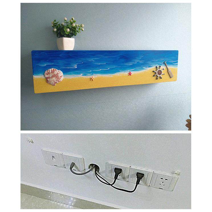 简约创意背景墙面插座开关遮挡箱收纳盒插排插装饰电线收纳箱开门,家居饰品,壁饰,淘宝优惠券,粉丝福利购,淘宝优惠卷