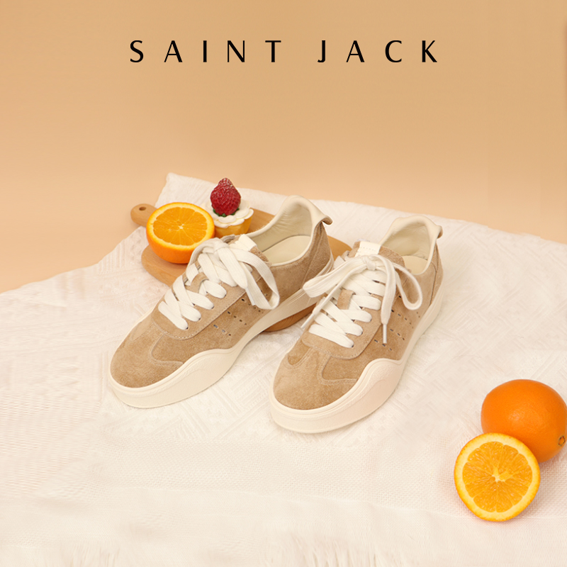 SAINTJACK阿甘鞋真皮复古德训鞋