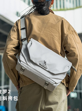 阿波罗x2新款手提斜挎包单肩包电脑包平板收纳闪充多功能户外包