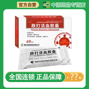 方盛堂 跌打活血胶囊0.5g*40粒跌打损伤闪腰岔气消肿止痛活血化瘀