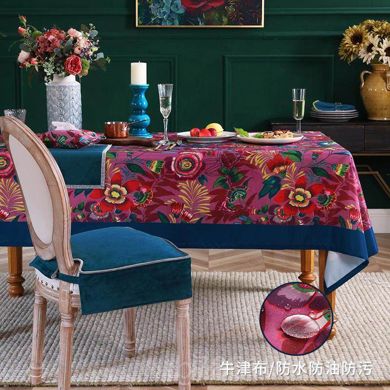 高档如琪桌茶布家防水防油防污免洗高级用感欧式几台布方形长餐桌,居家布艺,桌布,淘宝优惠券,粉丝福利购,淘宝优惠卷