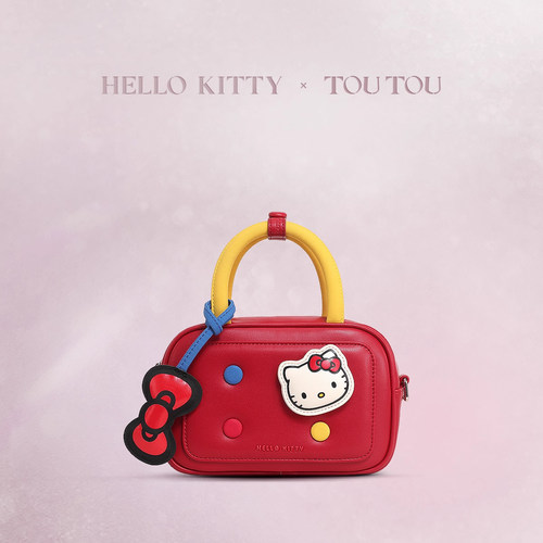 TOUTOUhellokitty三丽鸥红色包包一年级女孩女童儿童女生生日礼物