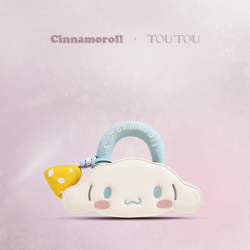 TOUTOUCinnamoroll夹心饼干包大耳狗可爱手提包玉桂狗斜挎链条包