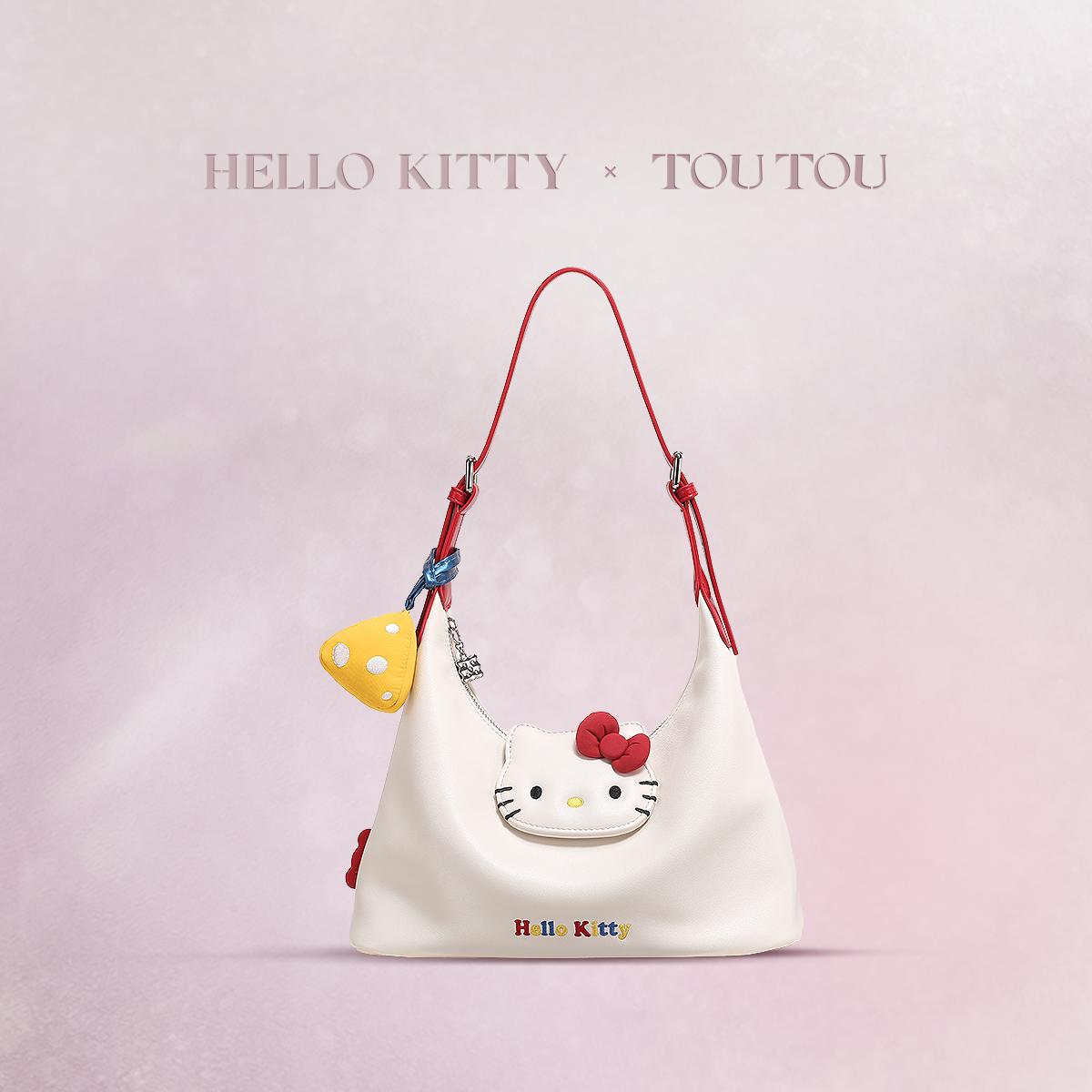 TOUTOUhellokitty联名哈喽kt凯蒂猫托特包上课通勤腋下包生日礼物