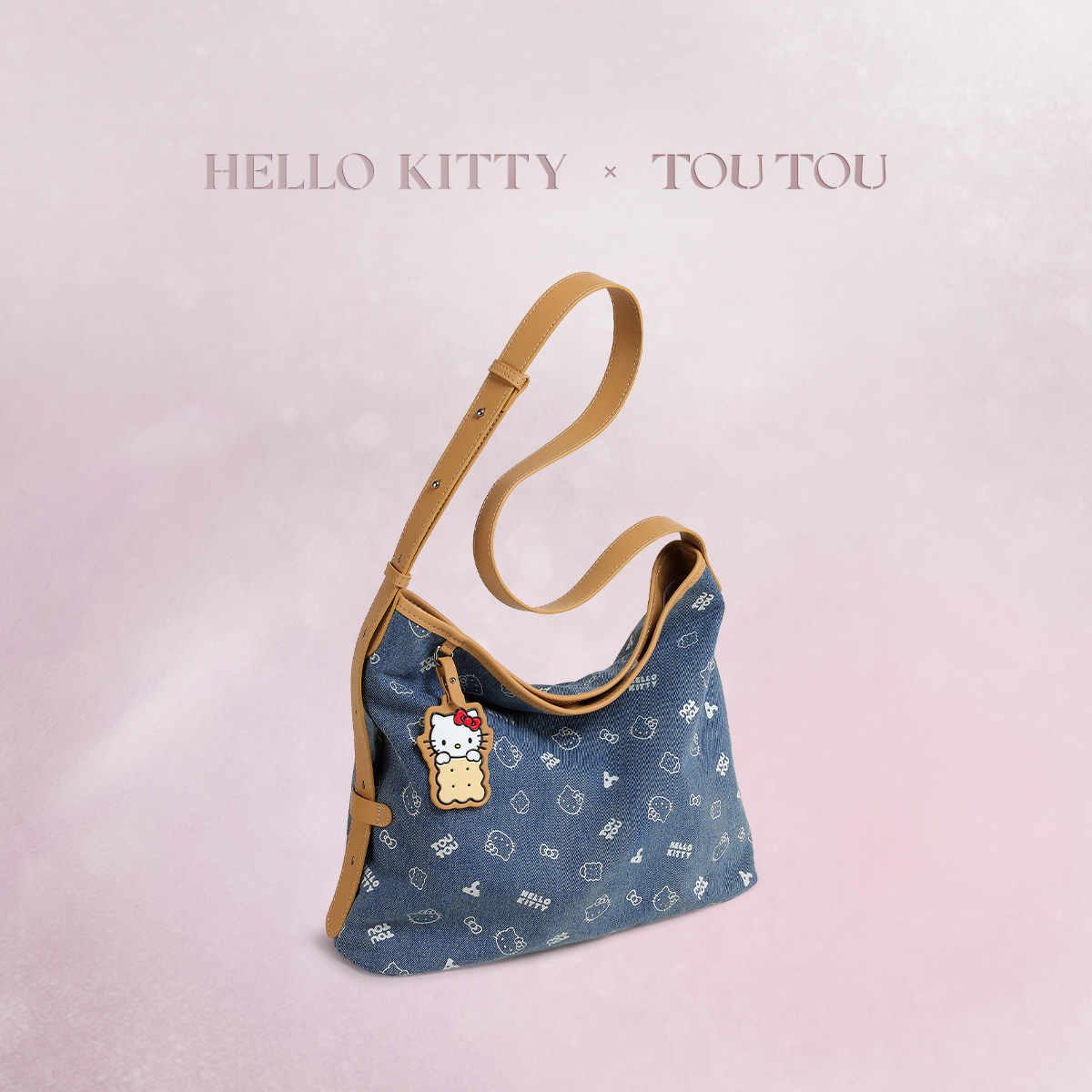 TOUTOUhellokitty猫联名三丽鸥大容量丹宁牛仔包包送女生生日礼物