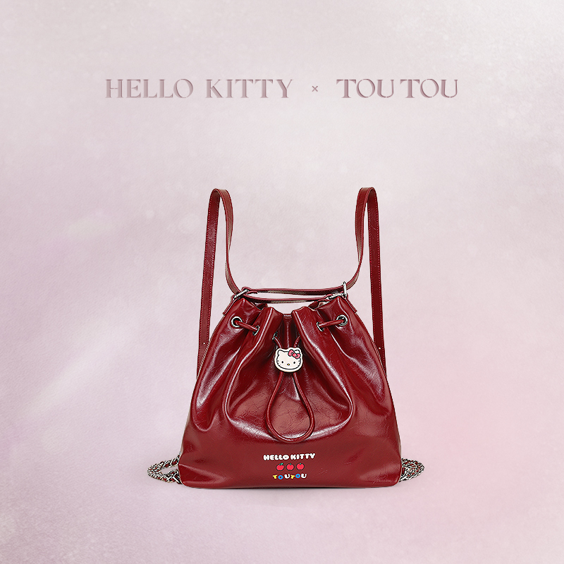 TOUTOUHelloKitty托特包三丽鸥正版kt猫大容量凯蒂猫双肩包礼物女