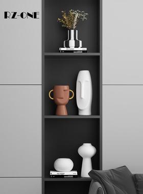 现代轻奢高档家居装饰品北欧样板间玄关酒柜书柜摆设客厅抽象摆件