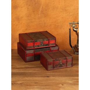 复古经书古书收纳盒百宝箱古风手饰盒装经文法器保存盒高级木盒子