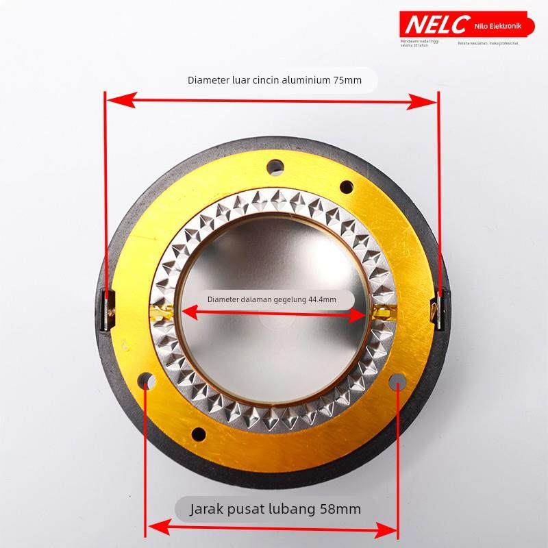 44芯高音膜进口钛膜高音音圈 44.4mm号角高音喇叭音圈线圈