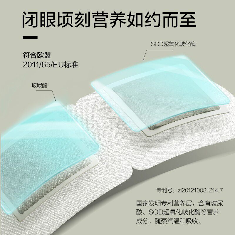 【买2送20】珍视明大唐女子蒸汽眼罩热敷眼罩睡眠遮光透气男女