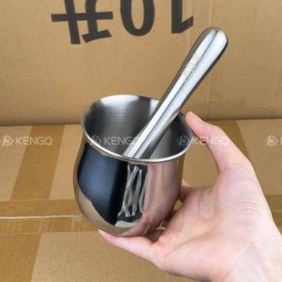出口德国 316不锈钢捣蒜器家用石臼擂辣椒擂钵蒜泥研磨器药盅