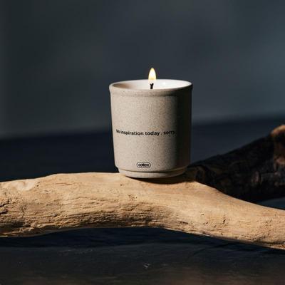 cottee take away 打包杯创意陶瓷咖啡香氛蜡烛氛围site香薰蜡烛