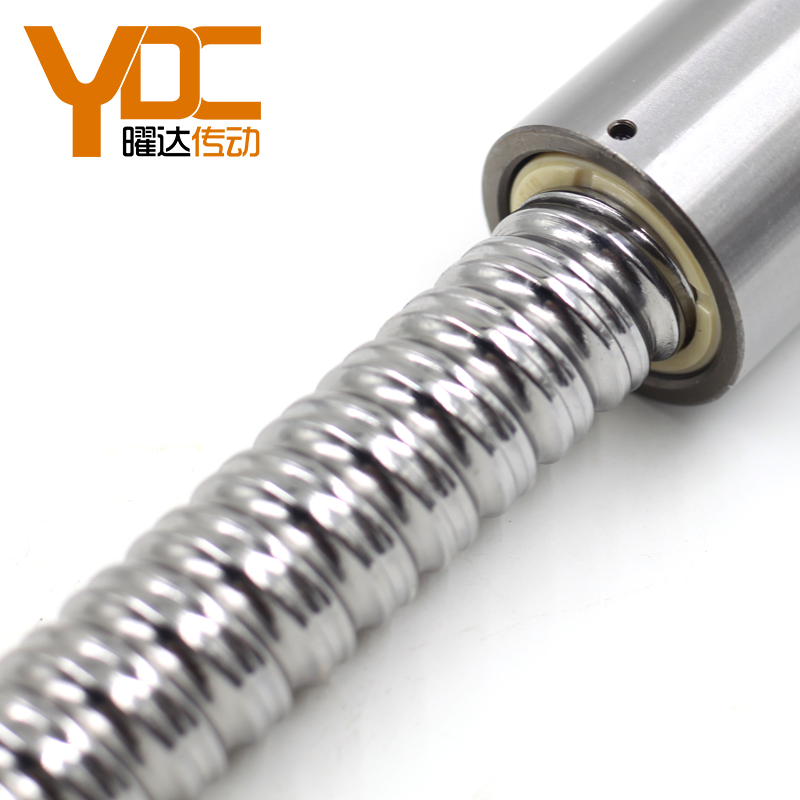 定制滚珠丝杆套装1204 1605 2005金属返向器螺母精密螺杆模组全套