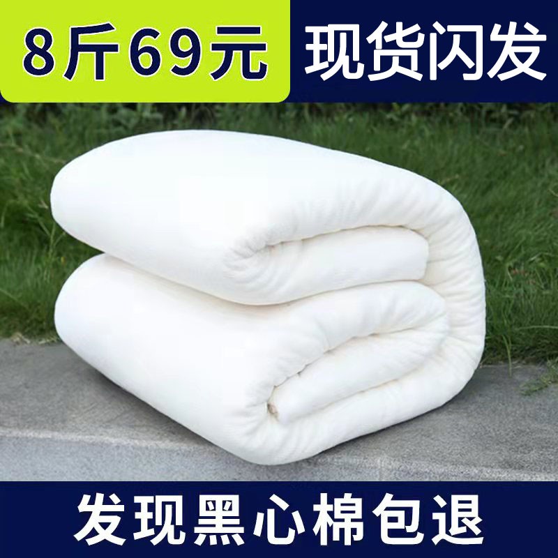 棉被棉絮床垫棉花被子被芯10斤加厚保暖冬被学生宿舍单人垫被褥子