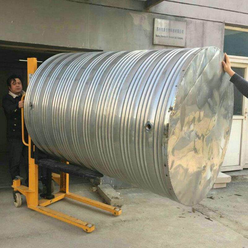 加厚不锈钢圆形水箱304水塔水家用25T太阳能水泵热水桶耐温